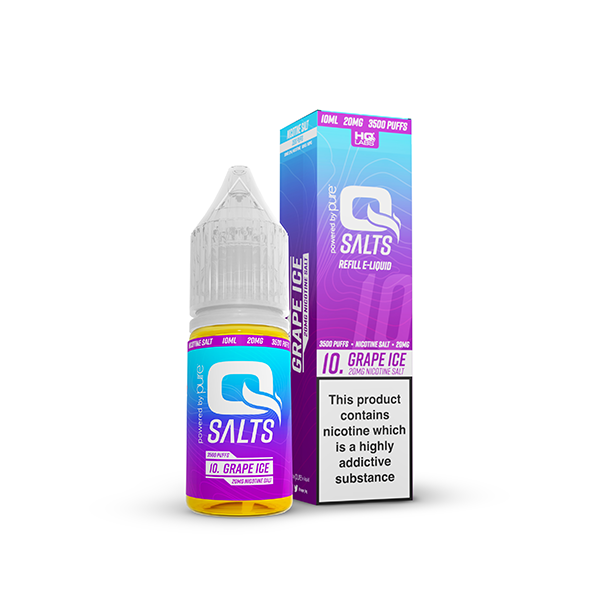 5mg Q Salts Nic Salts 10ml (50VG/50PG) | Q Salts | Hall of Vape |  | Vaping Products