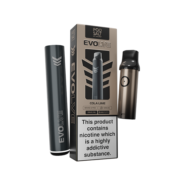 20mg Pod Salt Evolve Pen Starter Kit  600 Puff | Pod Salt | Hall of Vape |  | Vaping Products