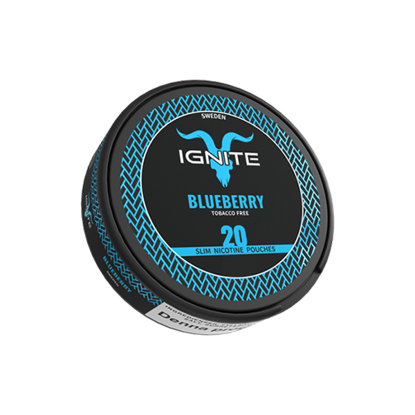 20mg Ignite Blueberry Slim Nicotine Pouches - 20 Pouches | IGNITE | Hall of Vape |  | Smoking Products