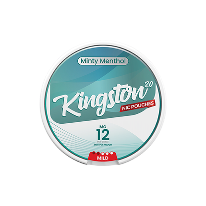 12mg Kingston Nicotine Pouches - 20 Pouches | Kingston | Hall of Vape |  | Smoking Products