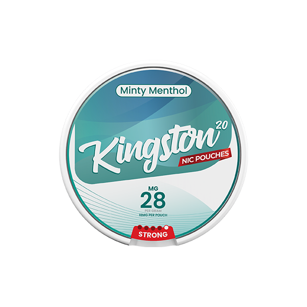 28mg Kingston Nicotine Pouches - 20 Pouches | Kingston | Hall of Vape |  | Smoking Products