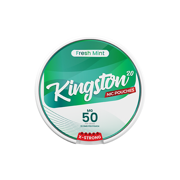 50mg Kingston Nicotine Pouches - 20 Pouches | Kingston | Hall of Vape |  | Smoking Products