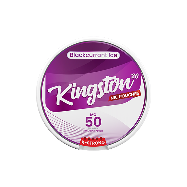 50mg Kingston Nicotine Pouches - 20 Pouches | Kingston | Hall of Vape |  | Smoking Products