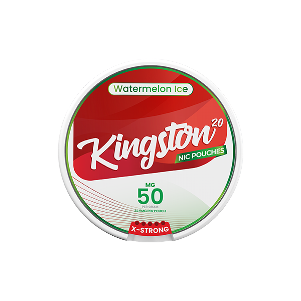 50mg Kingston Nicotine Pouches - 20 Pouches | Kingston | Hall of Vape |  | Smoking Products