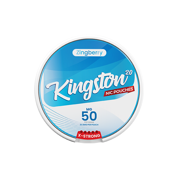 50mg Kingston Nicotine Pouches - 20 Pouches | Kingston | Hall of Vape |  | Smoking Products