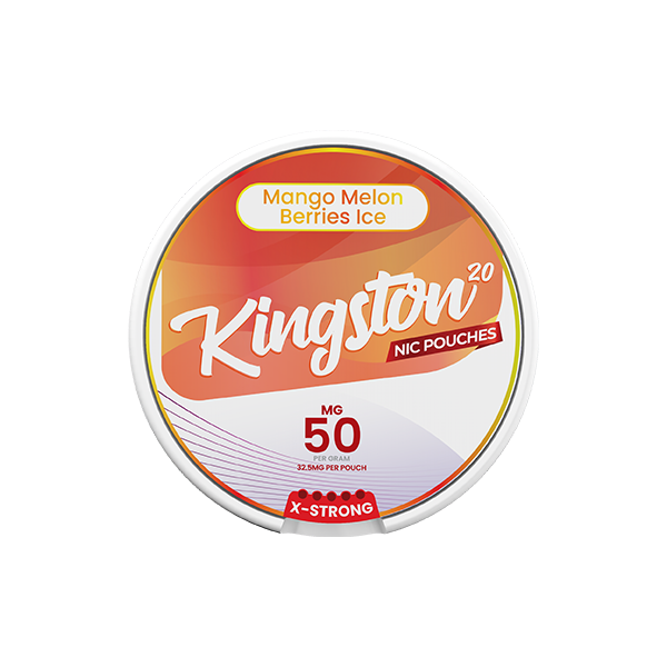 50mg Kingston Nicotine Pouches - 20 Pouches | Kingston | Hall of Vape |  | Smoking Products