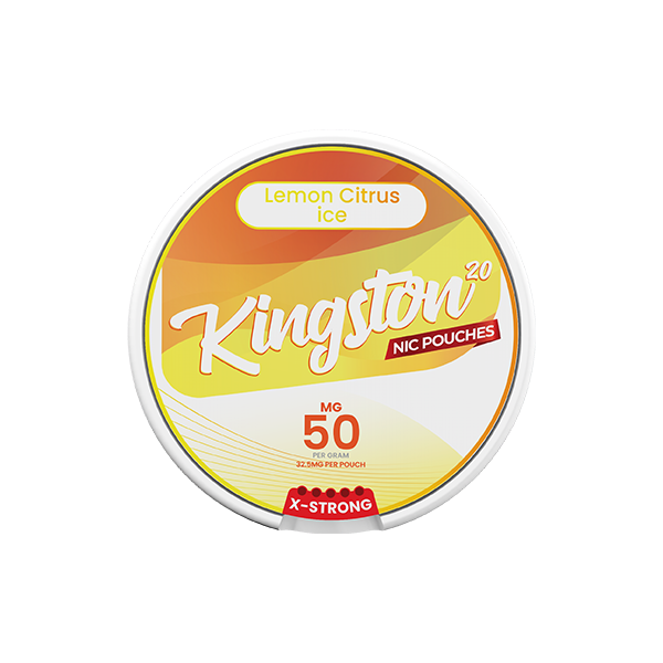 50mg Kingston Nicotine Pouches - 20 Pouches | Kingston | Hall of Vape |  | Smoking Products