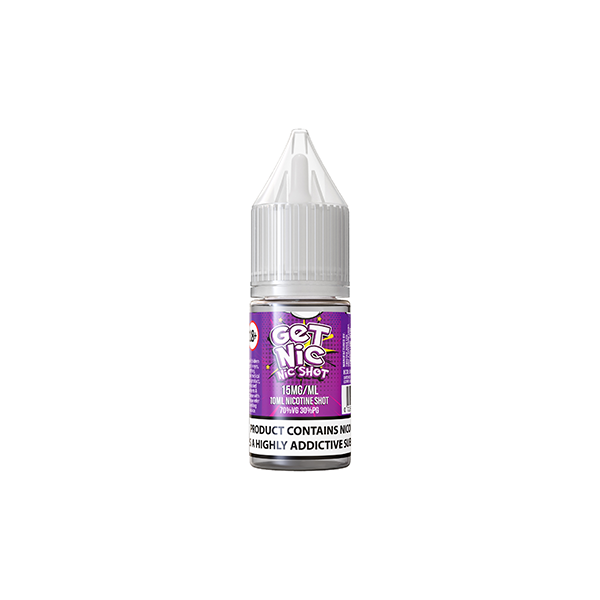 15mg Get Nic Nic Shot 10ml (70VG/30PG) | Get Nic | Hall of Vape |  | Vaping Products