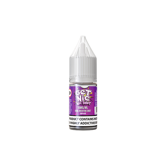 18mg Get Nic Nic Shot 10ml (100VG) | Get Nic | Hall of Vape |  | Vaping Products