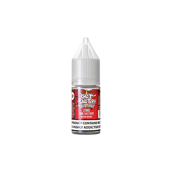 20mg Get Salty By Get Nic Nic Shot 10ml (70VG/30PG) | Get Nic | Hall of Vape |  | Vaping Products