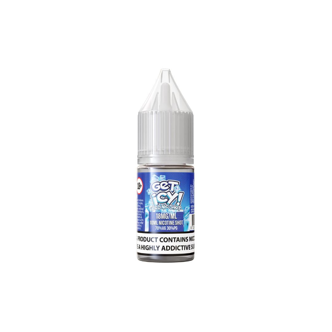 18mg Get Icy By Get Nic Nic Shot 10ml (70VG/30PG) | Get Nic | Hall of Vape |  | Vaping Products