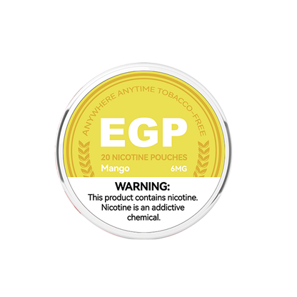 6mg EGP Nicotine Pouches - 20 Pouches | EGP | Hall of Vape |  | Smoking Products