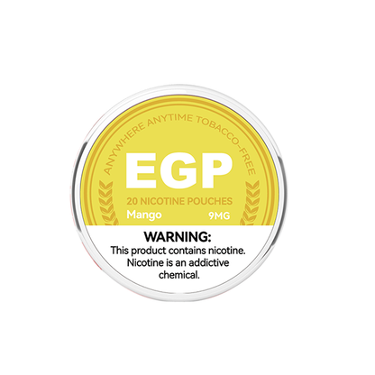 9mg EGP Nicotine Pouches - 20 Pouches | EGP | Hall of Vape |  | Smoking Products