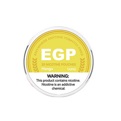 14mg EGP Nicotine Pouches - 20 Pouches | EGP | Hall of Vape |  | Smoking Products