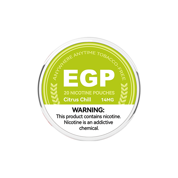 14mg EGP Nicotine Pouches - 20 Pouches | EGP | Hall of Vape |  | Smoking Products