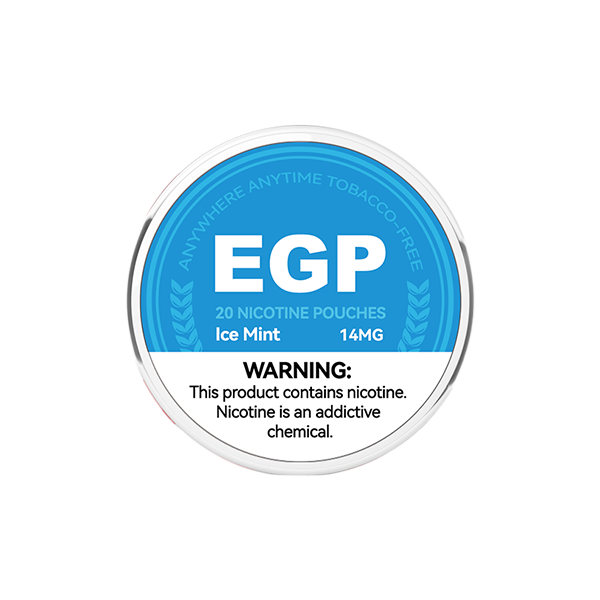 14mg EGP Nicotine Pouches - 20 Pouches | EGP | Hall of Vape |  | Smoking Products