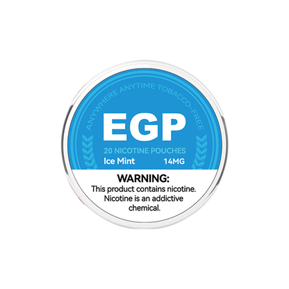 14mg EGP Nicotine Pouches - 20 Pouches | EGP | Hall of Vape |  | Smoking Products