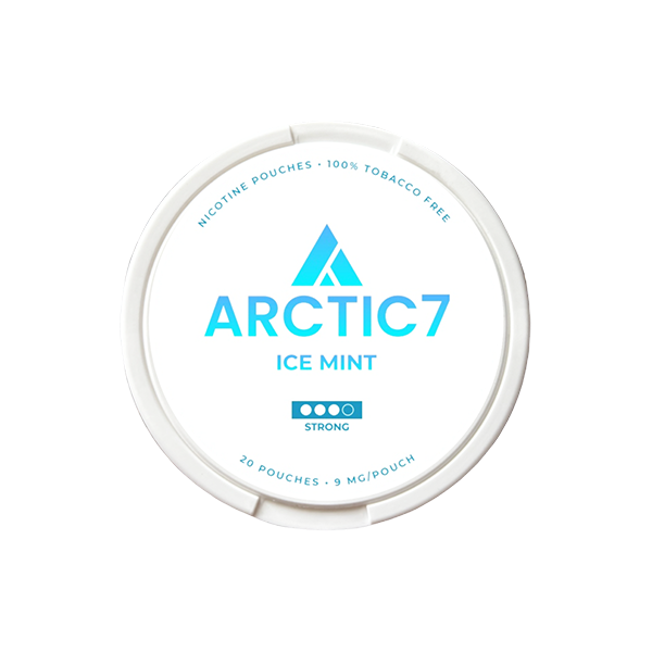 9mg Arctic7 Ice Mint Slim Nicotine Pouches - 20 Pouches | Artic7 | Hall of Vape |  | Smoking Products