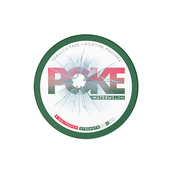 9mg Poke Watermelon Nicotine Pouches - 20 Pouches | Poke | Hall of Vape |  | Smoking Products