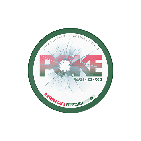 12mg Poke Watermelon Nicotine Pouches - 20 Pouches | Poke | Hall of Vape |  | Smoking Products