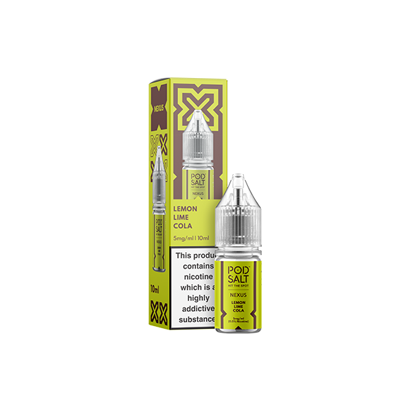 5mg Pod Salt Nexus 10ml Nic Salt (50VG/50PG) | Pod Salt | Hall of Vape |  | Vaping Products