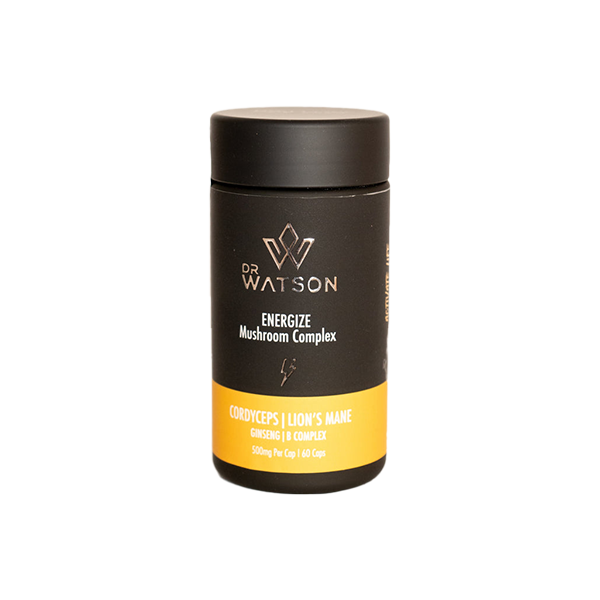 Dr Watson Energise Mushroom Complex - 60 Caps | Dr Watson | Hall of Vape |  | Nootropics & Supplements