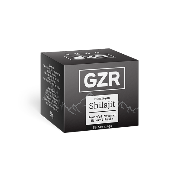 GZR 500mg Himalayan Shilajit Resin 50g | GZR | Hall of Vape |  | Nootropics & Supplements