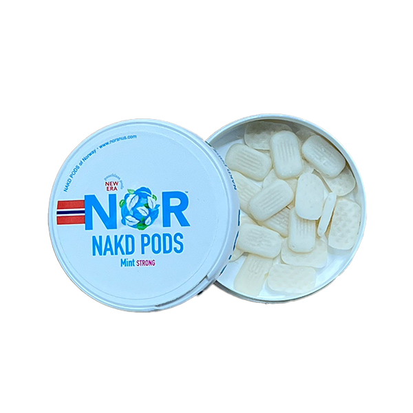 14mg NOR Strong NAKD Pods Mint - 20 Pods | NOR | Hall of Vape |  | Smoking Products