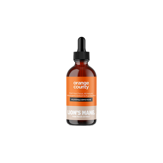 Orange County CBD 40000mg Lion's Mane Tincture - 100ml | Orange County | Hall of Vape |  | Nootropics & Supplements