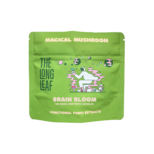 The Long Leaf 500mg Brain Bloom Capsules - 90 Capsules (BUY 1 GET 1 FREE) | The Long Leaf | Hall of Vape |  | Nootropics & Supplements