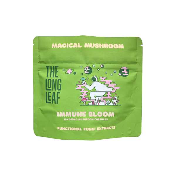 The Long Leaf 500mg Immune Bloom Capsules - 90 Capsules (BUY 1 GET 1 FREE) | The Long Leaf | Hall of Vape |  | Nootropics & Supplements