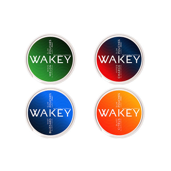 50mg Wakey Medium Energy Pouches - 20 Pouches | Wakey | Hall of Vape |  | Smoking Products