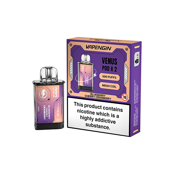 20mg Vapengin Venus Prefilled Pods 1200 Puffs | Vapengin | Hall of Vape |  | Vaping Products