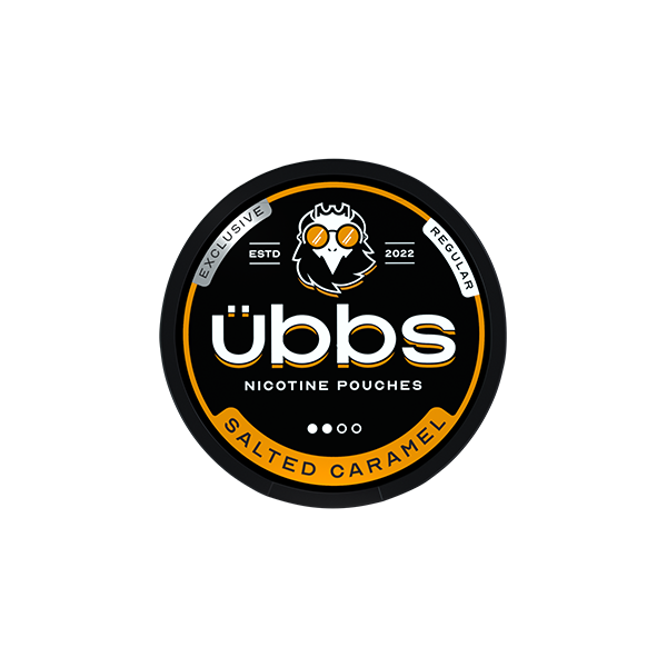 6mg Übbs Salted Caramel Regular Strength Nicotine Pouches - 20 Pouches | Übbs | Hall of Vape |  | Smoking Products