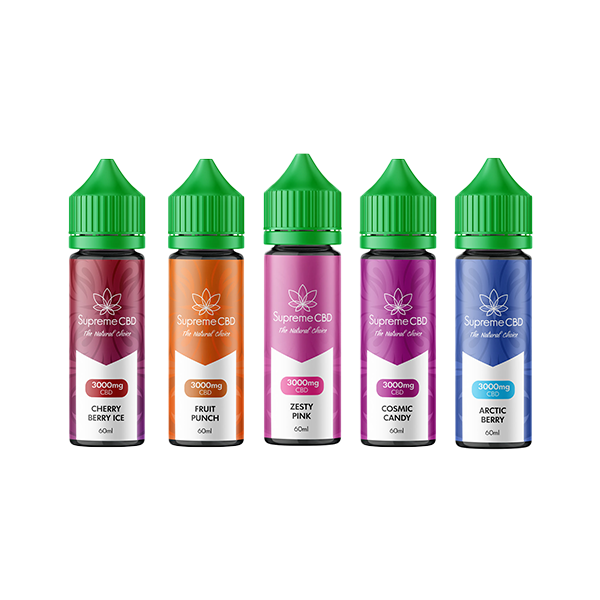 Supreme CBD 3000mg E-Liquid 60ml (20VG/80PG) | Supreme CBD | Hall of Vape |  | CBD Products