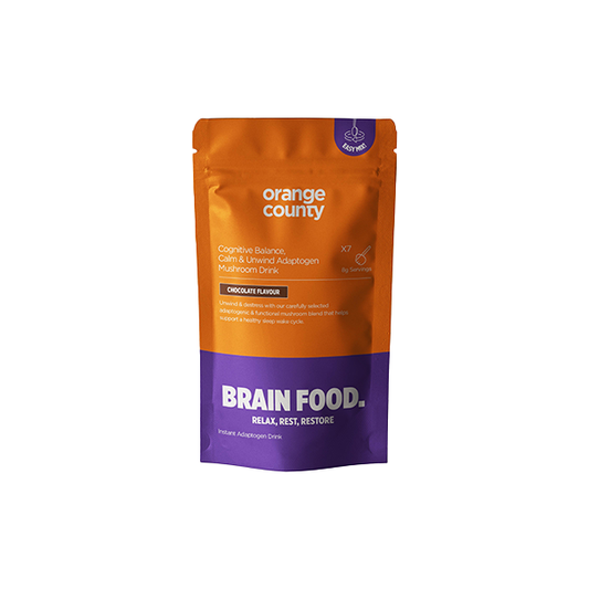 Orange County Calm & Unwind Adaptogen Brain Food Chocolate Mushroom Drink (Sample Size) - 42g | Orange County | Hall of Vape |  | Nootropics & Supplements