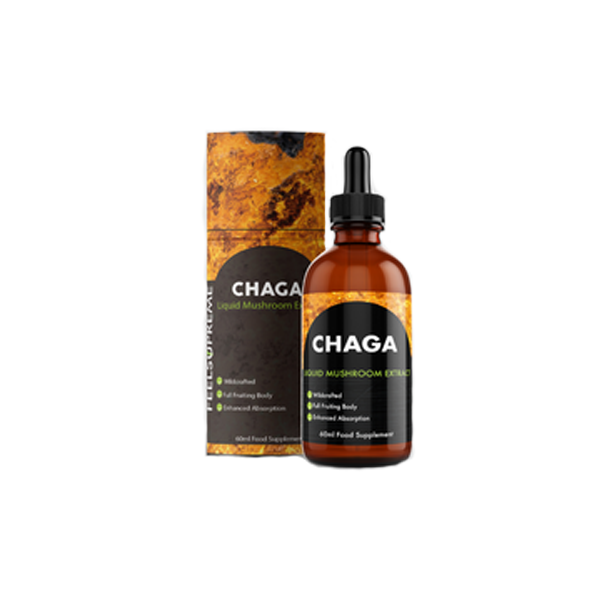 Feel Supreme Chaga Mushroom Liquid 60ml | Feel Supreme | Hall of Vape |  | Nootropics & Supplements