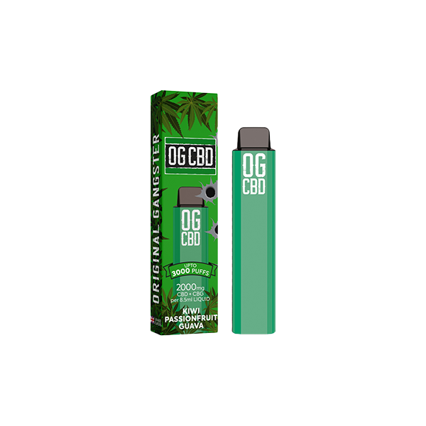 Darwin CBD OG CBD 2000mg Disposable Vape 3000 Puffs | Darwin | Hall of Vape |  | CBD Products