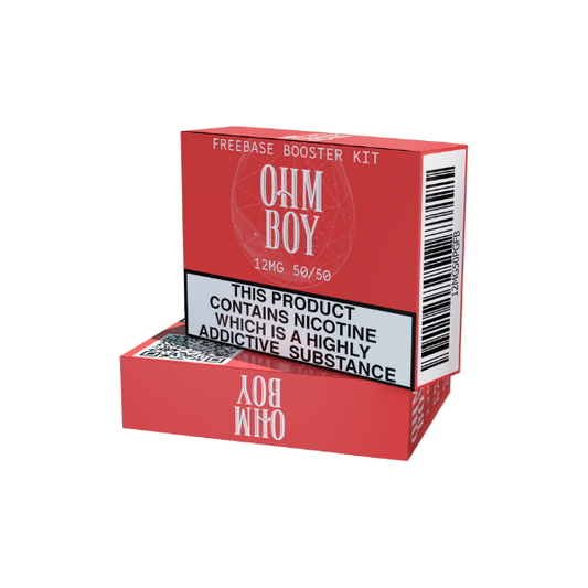 12mg Ohm Boy Longfill Booster Kit Freebase (50VG/50PG) | Ohm Boy | Hall of Vape |  | Vaping Products