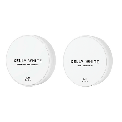 10mg Kelly White Medium Slim Nicotine Pouches - 20 Pouches | Kelly White | Hall of Vape |  | Smoking Products