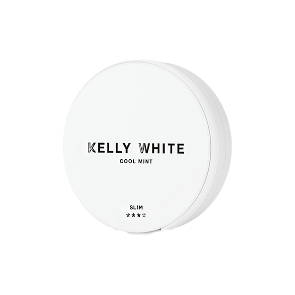 15mg Kelly White Slim Medium Cool Mint Nicotine Pouches - 20 Pouches | Kelly White | Hall of Vape |  | Smoking Products