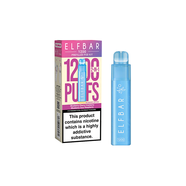 20mg ELF Bar 1200 Multi Edition Prefilled Pod Kit 1200 Puffs | ELF Bar | Hall of Vape |  | Vaping Products