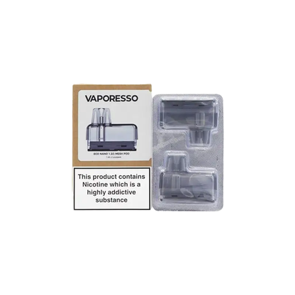 Vaporesso Eco Nano Replacement Pod (0.8Ω/1.2Ω) | Vaporesso | Hall of Vape |  | Vaping Products