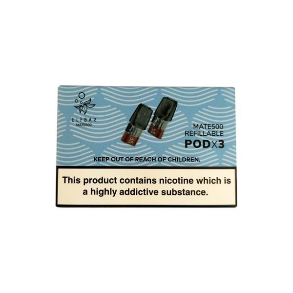 Elf Bar Mate 500 Replacement Refillable Pods 2ml | ELF Bar | Hall of Vape |  | Vaping Products