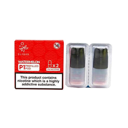 Elf Bar P1 Replacement 2ml Pods for ELF Mate 500 | ELF Bar | Hall of Vape |  | Vaping Products