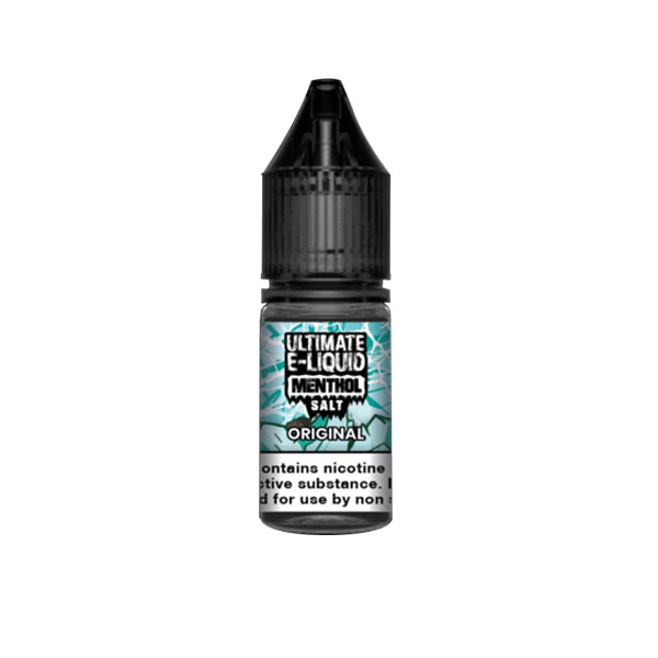 20mg Ultimate E-liquid Menthol Nic Salts 10ml (50VG/50PG) | Ultimate E-liquid | Hall of Vape |  | Vaping Products