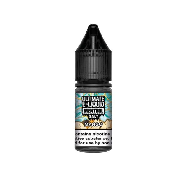 20mg Ultimate E-liquid Menthol Nic Salts 10ml (50VG/50PG) | Ultimate E-liquid | Hall of Vape |  | Vaping Products