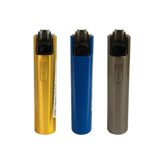 30 Clipper FCP22RH Classic Micro Metal Cover Mix 1 Lighters - FCP0T000UKH | Clipper | Hall of Vape |  | Smoking Products