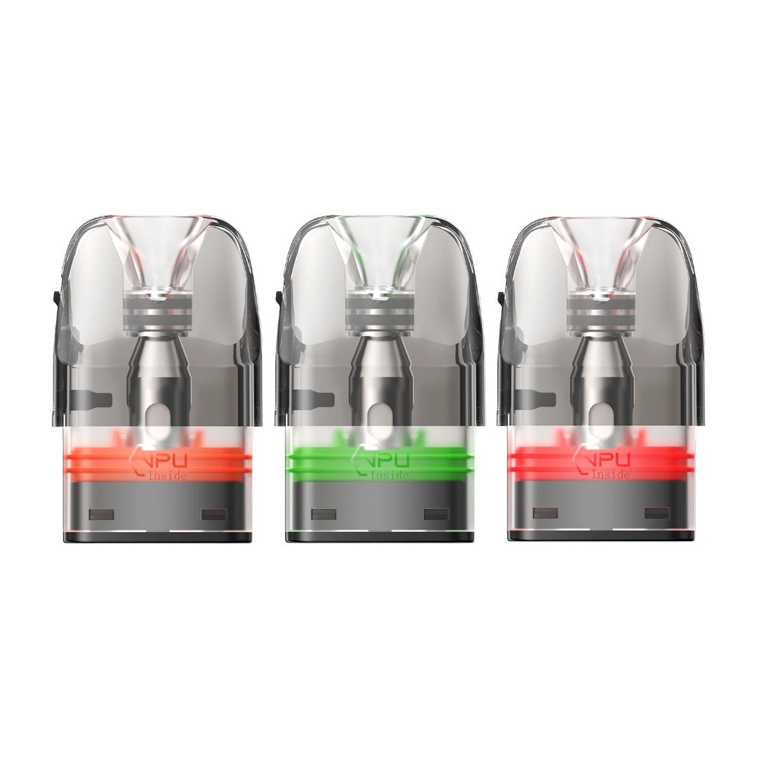 Geekvape Q Side Fill Replacement Pods - 3 Pcs (0.4Ohm, 0.6Ohm, 0.8Ohm, 1.2Ohm) 3ml