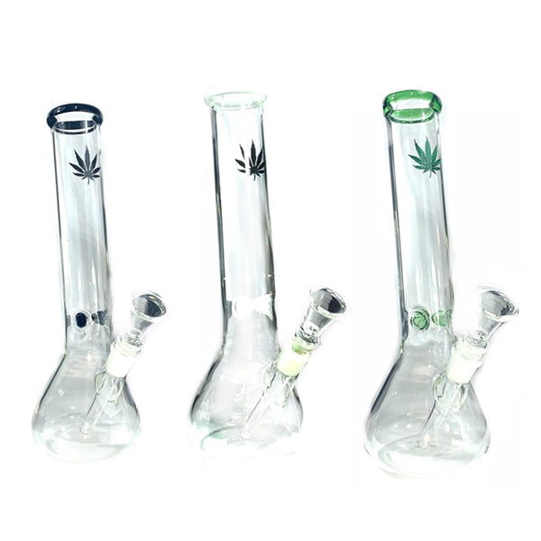 8 x 12" Handicrafted Glass Bong - GWP-12(GS0914) | Unbranded | Hall of Vape |  | Smoking Products